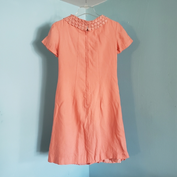 Vintage 1960s pink Sylvia Ann mod go-go dress M - Picture 4 of 9